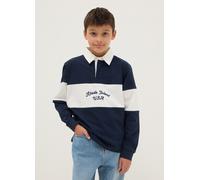 OVS KIDS, Polo De Niño Regular Fit En Puro Algodón A Rayas Multicolor, Niño, Azul/Blanco, Talla: 13-14