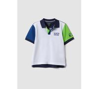 OVS KIDS, Polo Multicolor De Algodón Elástico De Manga Corta, Niño, Azul Claro, Talla: 7-8