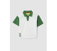OVS KIDS, Polo Multicolor De Algodón Puro Para Niño, Corte Oversize, Niño, Green/White, Talla: 9-10