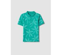 OVS KIDS, Polo Verde Infantil De Algodón Puro, Corte Regular, Con Diseño Floral, Niño, Verde claro, Talla: 8-9