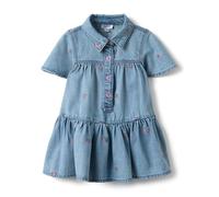 OVS Kids Vestido de Mezcla de algodón Denim Azul para niñas con arcoíris