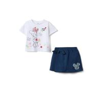 OVS Kids Vestido Multicolor de algodón Puro para niña, Ajuste Regular con Minnie