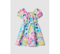 OVS KIDS, Vestido Multicolor De Puro Algodón Con Flores, Corte Regular, Niña, Blanco/azul, Talla: 9-10