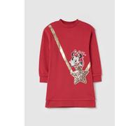 OVS KIDS, Vestido Sudadera Con Minnie Y Bolso Pequeño Decorativo, Niña, Rojo, Talla: 3-4