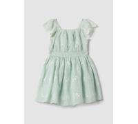 OVS KIDS, Vestido Verde Con Bordado Calado En Mezcla De Viscosa Y Algodón Para Niña, Corte Regular, Niña, Verde agua, Talla: 9-10