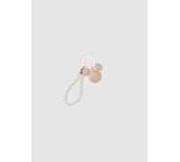 OVS, Llavero Dorado Con Perlas Y Cristales Disney, Mujer, Blanco, Talla: FASUL