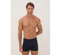 OVS, Pack De 2 Bóxers Midi Azules De Algodón Supima Elástico, Hombre, Azul Noche, Talla: S