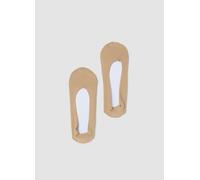 OVS, Pack De 2 Calcetines Invisibles Beige De Algodón Orgánico, Mujer, Beige, Talla: 36-38