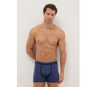 OVS, Pack De 3 Bóxers Midi Multicolor De Lunares En Algodón Orgánico Elástico, Corte Regular, Hombre, Azul Cielo/Azul, Talla: XL
