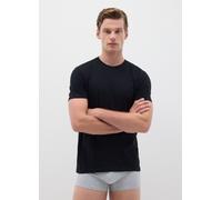 OVS, Pack De Tres Camisetas Negras De Algodón Puro Para Hombre De Ajuste Regular, Hombre, Gunmetal, Talla: M