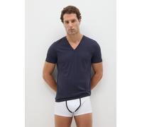 OVS, Pack Dúo De Camisetas Azules De Hombre En Algodón Puro, Ajuste Regular, Hombre, Azul oscuro, Talla: S
