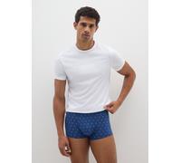 OVS, Pack Tripack De Bóxers De Algodón Puro Multicolor Ajuste Regular, Hombre, Blanco/azul, Talla: XL