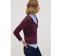 OVS, Purple Viscose-blend Crew-neck Cardigan, Regular Fit, Mujer, Ciruela, Talla: 38