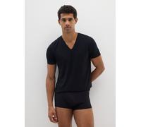 OVS, Set De Tres Bóxers De Algodón Negro Puro Ajuste Regular, Hombre, Estampado Negro 1, Talla: L
