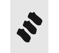 OVS, Set De Tres Pares De Calcetines Cortos De Algodón Negro Elástico, Hombre, Gunmetal, Talla: 38/42