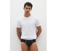 OVS, Set De Tripack De Calzoncillos De Algodón Elástico Multicolor Ajuste Regular, Hombre, Negro/Blanco/Gris, Talla: XXL