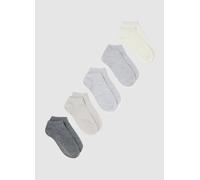 OVS, Set Multipack De Calcetines Elásticos Multicolor De Mezcla De Algodón, Mujer, Blanco/gris, Talla: 39-41