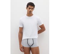 OVS, Set Tripack De Boxers Multicolor De Algodón Puro De Ajuste Regular, Hombre, Negro/Blanco/Gris, Talla: XL