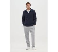 OVS, Sudadera Azul De Forro Polar Con Media Cremallera, Hombre, Gunmetal, Talla: M