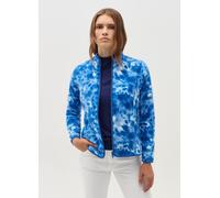OVS, Sudadera Con Cremallera Tie Dye De Tejido Polar, Mujer, Azul/Blanco, Talla: 42