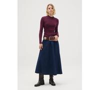 OVS, Top Ajustado De Mezcla De Viscosa Violeta, Mujer, Baya, Talla: 42