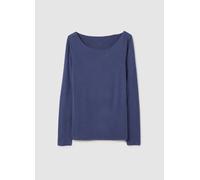 OVS, Top Azul Elástico De Manga Larga, Mujer, Azul, Talla: M
