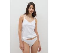 OVS, Top Blanco De Algodón Elástico Para Mujer Ajuste Regular, Mujer, Blanco óptico, Talla: XL