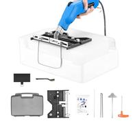 Ovshnrr 500 ° C Cortador de Espuma, 150W Cortadora Poliestireno Cuchillo Electrico, Caliente Herramienta de Corte para Esponja Tela Espuma Cuerda con Cuchillas y Accesorios 220V