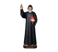 OVUNQUE PROTEGGIMI Estatua de San Charbel de 30 cm de resina apta para interiores y exteriores, fabricada en Italia