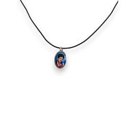 OVUNQUE PROTEGGIMI Medalla de Carlo Acutis, collar con colgante de San Carlo Acutis, cierre ajustable, medalla religiosa con foto del Beato Carlo Acutis