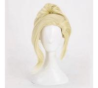 OW Mercy Wig For Women 35cm/13.78in Blonde Heat Resistant Hair Game OW Angela Ziegler Mercy Cosplay Wig Synthetic Hair