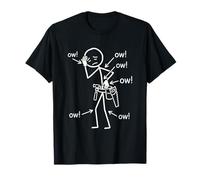 OW OW OW Funny Stickman Humorístico Conciencia del Dolor crónico Camiseta