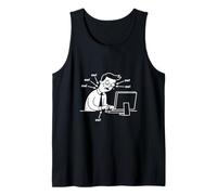 OW OW OW Funny Stickman Humorístico Conciencia del Dolor crónico Camiseta sin Mangas