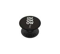OW OW OW Stick Man Figura Divertido Dolor Crónico Humor Meme 15 PopSockets PopGrip Adhesivo