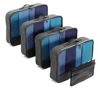 OW-Travel Organizadores de Maletas (Medium) Organizador Maleta para bolso. Bolsas organizadores para maletas. Organizador de maleta para viaje. Packing Cubes para mochila. Organizador viaje, 5 Negro