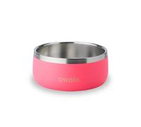 Owala Cuenco para mascotas, acero inoxidable, 24 onzas, color rosa (Hyper Flamingo)