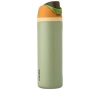 Owala FreeSip botella agua acero inoxidable con pajita, 710 ml - Botella térmica a prueba de fugas para el deporte y los viajes, sin BPA, Camo Cool