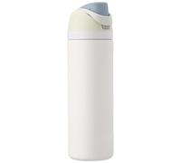 Owala FreeSip botella agua acero inoxidable con pajita, 710 ml - Botella térmica a prueba de fugas para el deporte y los viajes, sin BPA, Iced Breeze