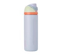 Owala FreeSip botella agua acero inoxidable con pajita, 710 ml - Botella térmica a prueba de fugas para el deporte y los viajes, sin BPA, Beach House