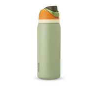 Owala FreeSip botella agua acero inoxidable con pajita, 945 ml - Botella térmica a prueba de fugas para el deporte y los viajes, sin BPA, Camo Cool