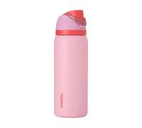 Owala FreeSip botella agua acero inoxidable con pajita, 945 ml - Botella térmica a prueba de fugas para el deporte y los viajes, sin BPA, Angle Food Cake