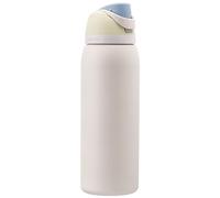 Owala FreeSip Botella de agua de acero inoxidable aislada con pajilla para deportes y viajes, sin BPA, 40 onzas, brisa helada