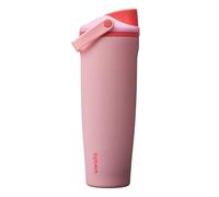 Owala FreeSip Sway botella de agua térmica de acero inoxidable con boquilla 2-en-1, 1185ml, pajita integrada y asa cubo, para viajes, escuela y deporte, sin BPA, a prueba de fugas, Angel Food Cake