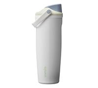 Owala FreeSip Sway - Stainless Steel - 30oz - Iced Breeze | Acero inoxidable con aislamiento | Asa resistente para llevar fácilmente | Tapa antiderrames con botón de apertura