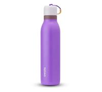 Owala FreeSip Twist botella agua acero inoxidable con pajita, 710 ml - Botella térmica a prueba de fugas para el deporte y los viajes, sin BPA, California Grapevine