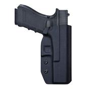 OWB KYDEX Holster Fits: Glock 19 19x 23 32 17 22 31 25 26 27 33 30s CZ P10 Gun Holster Belt Outside Carry Funda Pistola Case Pouch Holster Guns Accessories (Black-2, Right Hand Draw (OWB))
