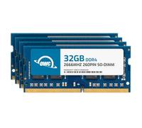 OWC 128GB (4 x 32GB) 2666MHz DDR4 PC4-21300 SO-DIMM Actualización de Memoria de 260 Pines, (OWC2666DR4S128S), para 2019 iMac (iMac19,1) de 27 Pulgadas y computadoras portátiles de PC de 27 Pulgadas