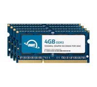 OWC - 16GB OWC Kit de actualización de Memoria - 4 x 4GB PC10600 DDR3 1333MHz SO-DIMMs para iMac 21.5" & 27" Mid 2010/2011