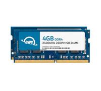 OWC 2 x 4GB 2400MHZ DDR4 módulo de - Memoria (8 GB, 2 x 4 GB, DDR4, 2400 MHz, 260-pin SO-DIMM, Azul)
