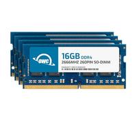 OWC 64GB (4 x 16GB) 2666MHz DDR4 PC4-21300 SO-DIMM Actualización de Memoria de 260 Pines, (OWC2666DDR4S64S), para 2019 iMac de 27 Pulgadas (iMac19,1) y PC portátiles de 27 Pulgadas